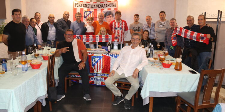 La peña atlética «Luis García» de Peñaranda celebra su fiesta anual con una cena de confraternidad