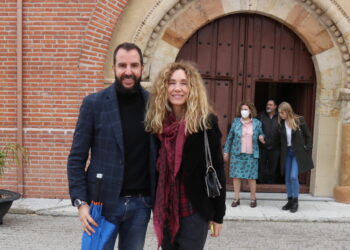 Borja Thyssen y Blanca Cuesta visitan Paradinas de San Juan para participar en un acontecimiento familiar