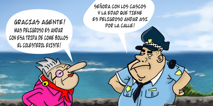 Paul Kiroga dedica su viñeta semanal en NOTICIAS A TIEMPO a la nueva generación de abuelas «marchosas»