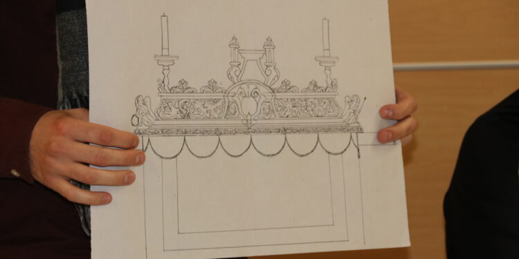 Luz verde al proyecto de las nuevas andas procesionales del Cristo del Humilladero, de Peñaranda, que tendrán «esencia castellana»