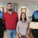 Manuel López, agente de la Policía Local de Peñaranda, recibe un reconocimiento por una actuación fuera de servicio en Salamanca
