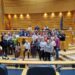 Un grupo de peñarandinos visita en Madrid el Congreso y el Senado acompañado por el senador Fran Díaz