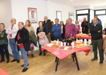 Los socialistas celebran en Peñaranda el 44 aniversario de la Constitución en un acto con cargos públicos y militantes