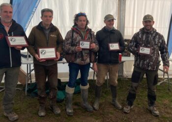 Juan Carlos Velasco, Ernesto Madejón y Pedro Sainz ocupan el pódium en el Trofeo Legendario de Altanería celebrado en Zorita