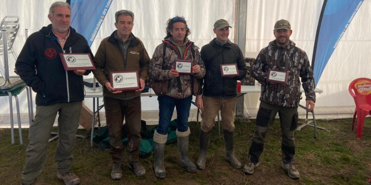 Juan Carlos Velasco, Ernesto Madejón y Pedro Sainz ocupan el pódium en el Trofeo Legendario de Altanería celebrado en Zorita