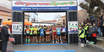 Carlos Gallego y Verónica Sánchez se llevan el triunfo en la X edición de la Carrera del Roscón de Paradinas de San Juan