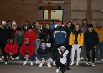 Peñaranda vive ya los preparativos de la Semana Santa y la Vera Cruz es la primera cofradía en iniciar sus ensayos