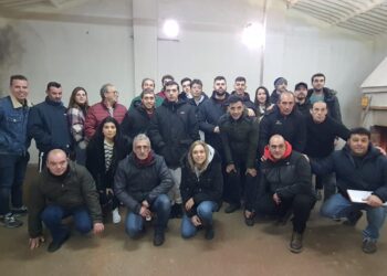 Peñaranda acoge dos nuevas «igualás» de los costaleros de los pasos de la Virgen de la Esperanza y de la Borriquilla