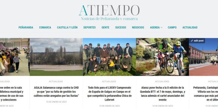 A TIEMPO cierra el 2022 creciendo un 34,32 %, superando los 30.000 navegadores únicos y con 87.676 páginas vistas