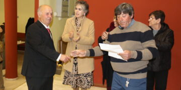 Los ocho alcaldes que ha tenido Palaciosrubios durante la etapa democrática reciben un emotivo homenaje del pueblo