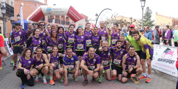 Juan Bueno y Pilar García ganan la «Carrera de las Rosquillas» en una espléndida mañana con gran ambiente en Macotera