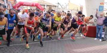 Juan Bueno y Pilar García ganan la «Carrera de las Rosquillas» en una espléndida mañana con gran ambiente en Macotera