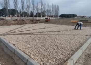 Villoria contará con el primer helipuerto de la comarca preparado para los aterrizajes nocturnos en caso de urgencia médica