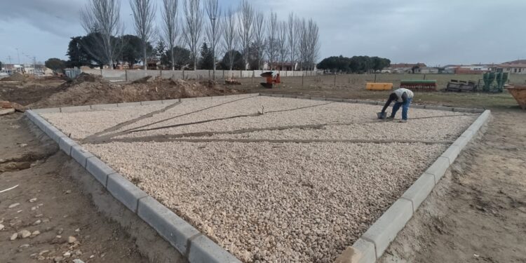 Villoria contará con el primer helipuerto de la comarca preparado para los aterrizajes nocturnos en caso de urgencia médica