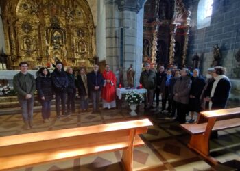 El Ayuntamiento de Macotera celebra a su patrón San Blas con misa y un ágape para empleados municipales y otros colectivos