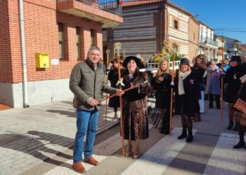 Villoria y Palaciosrubios se suman a la algarabía de las águedas en un intenso domingo festivo dedicado a la santa
