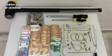 La Guardia Civil desarticula un grupo criminal especializado en robos con fuerza en domicilios que actuó en Villaflores