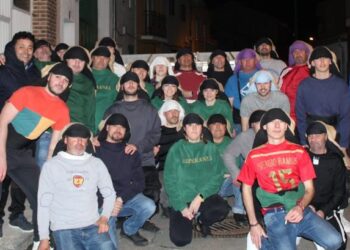 Cuenta atrás para la cuadrilla de costaleros del paso de La Borriquilla que saldrá el Domingo de Ramos en Peñaranda