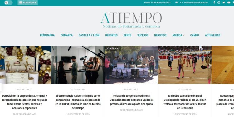 NOTICIAS A TIEMPO comienza el nuevo año 2023 superando los 33.000 usuarios y las 100.000 páginas vistas en el mes de enero