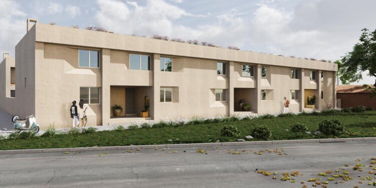 La «maldición» de las casas de Camineros en Peñaranda: nueva paralización de las obras por el incumplimiento de la empresa