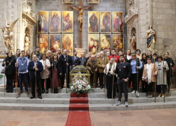 El cabildo y cofradía del Santo Cristo de la Cama celebra su fiesta anual en Peñaranda con misa y convite de los mayordomos