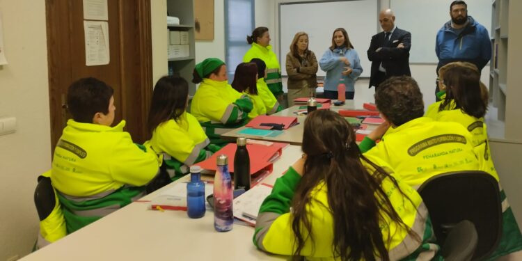 Diez alumnos participan en el nuevo programa de formación y empleo «Peñaranda Natura» que durará nueve meses