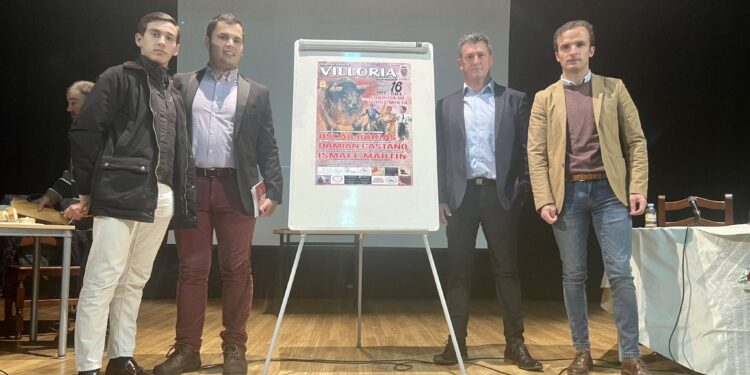 La presentación de la corrida de toros mixta inicia en Villoria la cuenta atrás para un esperado festejo que llegará el 16 de abril
