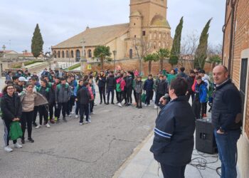 El colegio La Encarnación celebra en Peñaranda su fiesta anual con actividades lúdicas para los alumnos de todos los cursos
