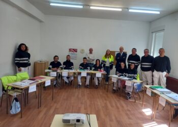 Babilafuente forma a diez alumnos en un nuevo taller de empleo de la especialidad de Pintura Industrial en Construcción
