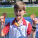 Nicolás Calvo García consigue una doble medalla de bronce en el Campeonato de España de Promesas Paralímpicas de Atletismo