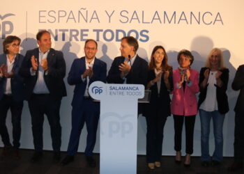 Puesta de largo de los candidatos del PP en las cabeceras de comarca salmantinas en un acto celebrado en Peñaranda