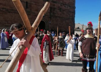 Villoruela recupera el Vía Crucis viviente tras dos años de paréntesis por la pandemia y lo hace con renovada ilusión
