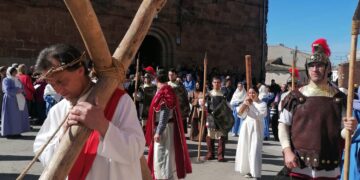 Villoruela recupera el Vía Crucis viviente tras dos años de paréntesis por la pandemia y lo hace con renovada ilusión