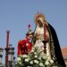 La procesión del Resucitado con las ocho cofradías de la localidad culmina en Peñaranda una Semana Santa multitudinaria