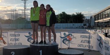 La atleta peñarandina Leire Hernández Gutiérrez logra el bronce  en lanzamiento de peso en el Campeonato de Castilla y León
