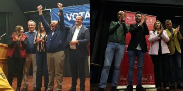 Intenso fin de semana político en Macotera con los actos centrales de campaña del PSOE y del PP en el teatro de Santa Ana