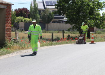 Comienzan en Peñaranda las obras para mejorar el acceso al polígono industrial El Inestal desde la carretera de Macotera