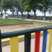 Babilafuente completa la reforma del parque municipal con un nuevo arenero y una valla perimetral para cerrar el recinto