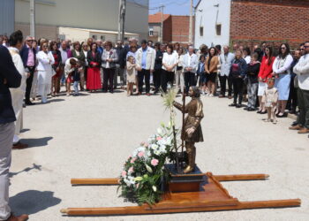 Bailes típicos al santo labrador en Aldeaseca de la Frontera que pone hoy el broche a cuatro intensas jornadas festivas