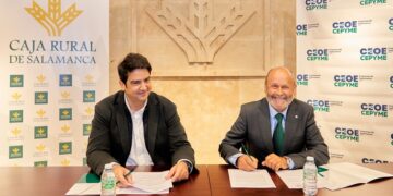Caja Rural de Salamanca y CEOE CEPYME Salamanca unen fuerzas con un acuerdo de colaboración