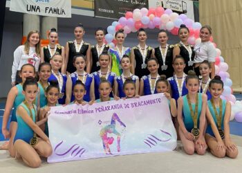 «Lluvia» de medallas para la Escuela Municipal de Gimnasia Rítmica de Peñaranda en el Campeonato de Guijuelo