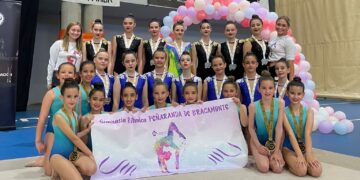 «Lluvia» de medallas para la Escuela Municipal de Gimnasia Rítmica de Peñaranda en el Campeonato de Guijuelo
