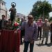 Los vecinos de Moríñigo acompañan a San Isidro en su fiesta y ruegan al santo que acabe la devastadora sequía de este año