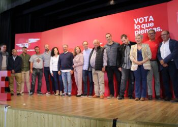 El PSOE reúne en Villoria a varios de sus candidatos en Las Villas y quiere «teñir el mapa de la comarca de Peñaranda de rojo»