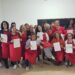 Suculento menú para clausurar el curso de cocina organizado por el Instituto de las Identidades (IDES) en Rágama