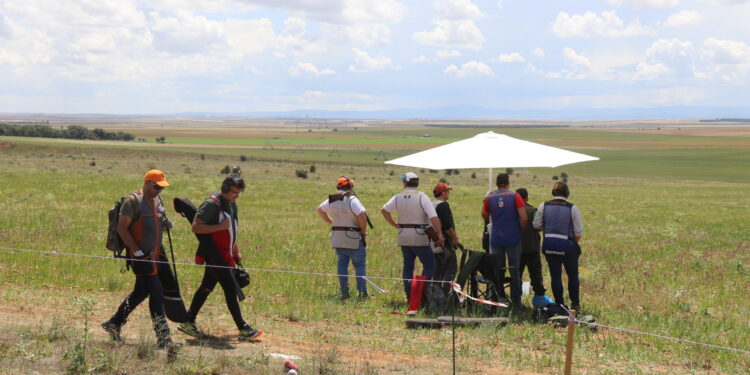 130 tiradores se dan cita en Villoria para participar en una nueva jornada del Campeonato Provincial de Recorridos de Caza