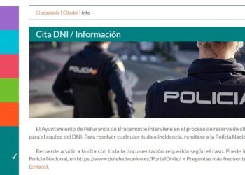 El Ayuntamiento de Peñaranda facilita a los ciudadanos la reserva online de las citas para obtener y renovar el DNI