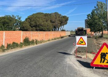 El acceso al polígono El Inestal de Peñaranda desde la carretera de Macotera cortado por obras a partir de mañana jueves