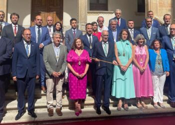 Carmen Ávila (PSOE) y Juan Carlos Zaballos (PP) toman posesión como diputados provinciales por la comarca de Peñaranda