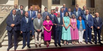 Carmen Ávila (PSOE) y Juan Carlos Zaballos (PP) toman posesión como diputados provinciales por la comarca de Peñaranda